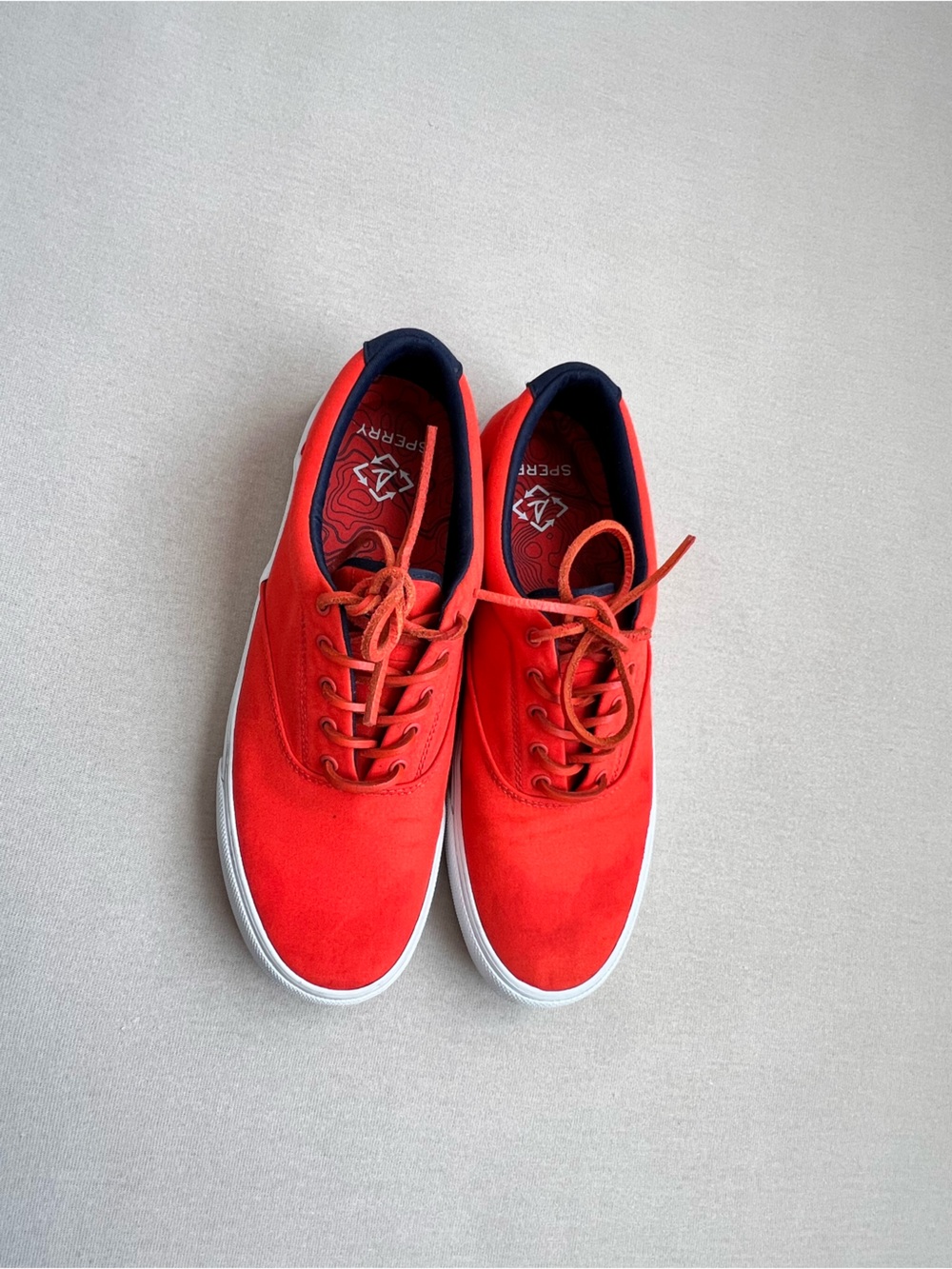 Sperry Striper II CVO SeaCycled Orange Sneaker Men's Size 12 NWOT STS24182